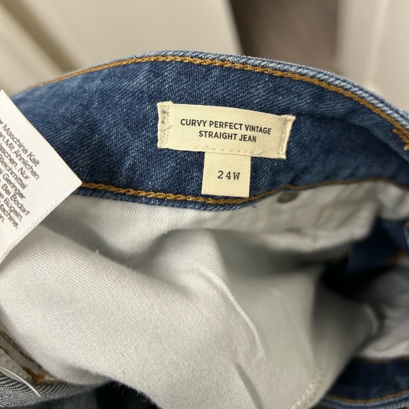 Madewell The Curvy Perfect Vintage Straight Jeans 24W – Mayfield Wash - Picture 13 of 16